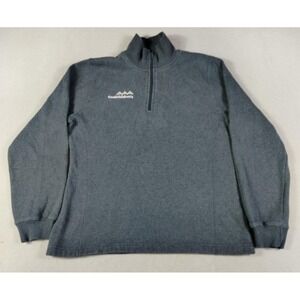 Sport-Tek Sweatshirt Womens Medium Gray 1/4 Zip Fleece Pullover Cook Children's